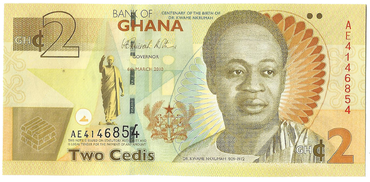 2 Ghana Cedi Note